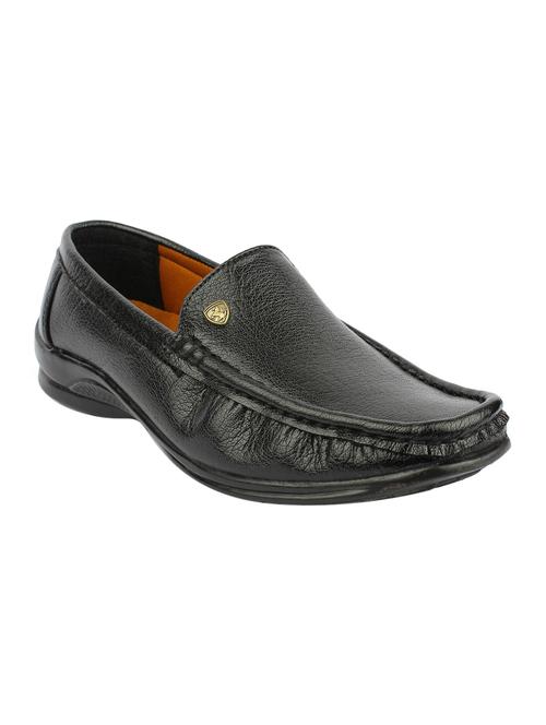 black Leatherette slip on loafer - 12800463 - Very Small Image - 1