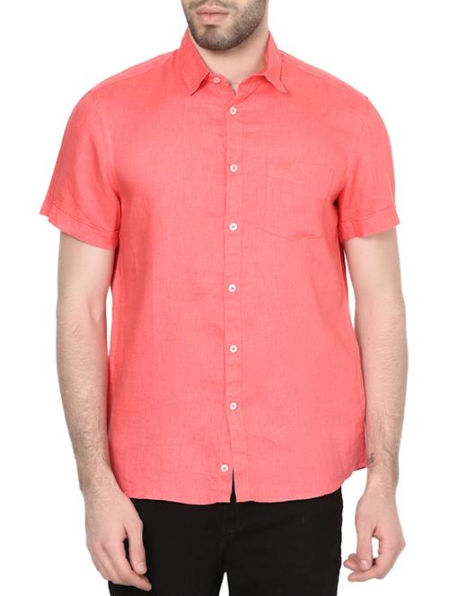 pink cotton casual shirt - 12802006 - Very Small Image - 1