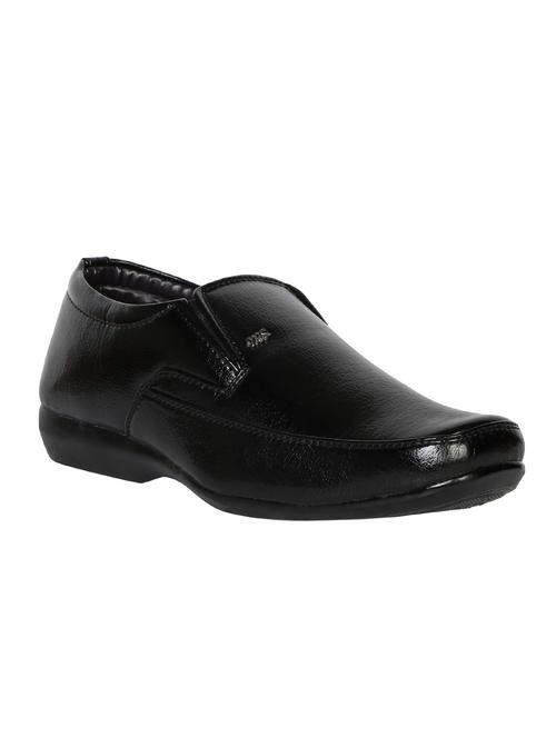 black leatherette slip on - 12804391 - Very Small Image - 1