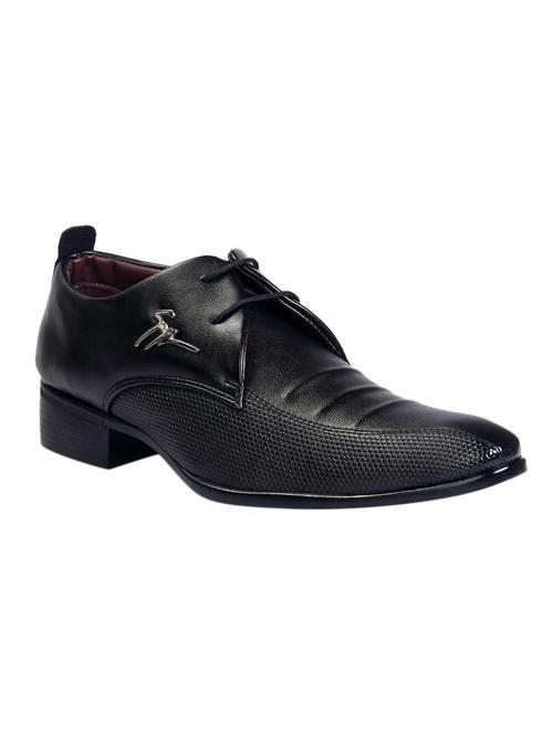 black leather lace up derby - 12805593 - Very Small Image - 1