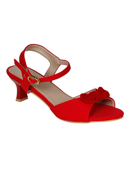 red ankle strap sandal - 12807524 - Very Small Image - 1