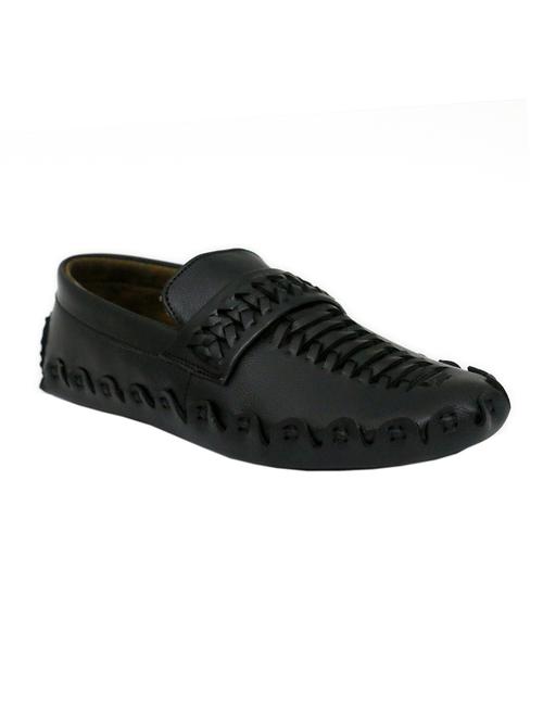 black Leatherette slip on loafer - 12809168 - Very Small Image - 1