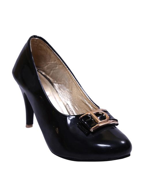 black suede slip on pumps - 12809861 - Very Small Image - 1