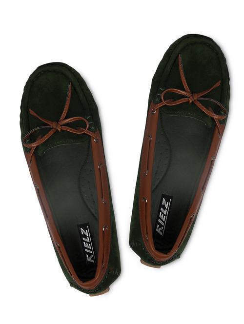 green leatherette flats - 1281746 - Very Small Image - 1
