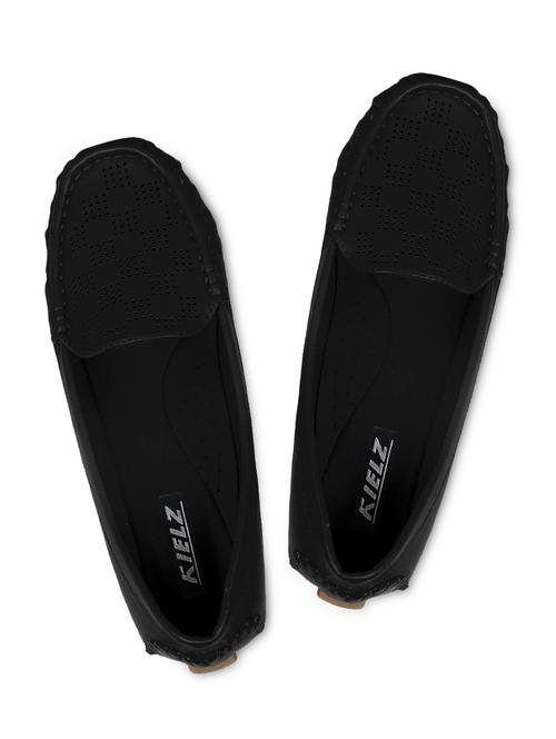 black leatherette flats - 1281764 - Very Small Image - 1