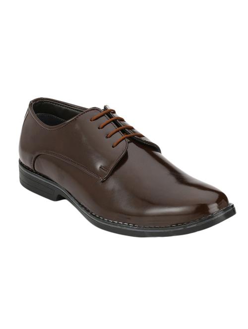brown leather lace up derby - 12819236 - Very Small Image - 1