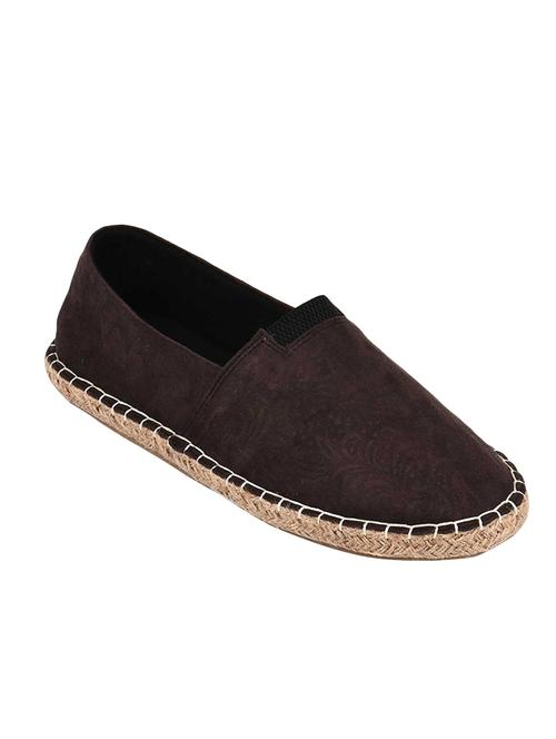 brown suede slip on espadrilles - 12819263 - Very Small Image - 1