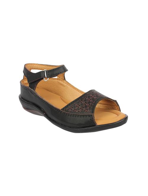 black ankle strap sandal - 12828602 - Very Small Image - 1