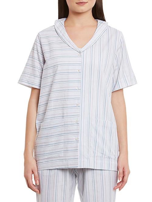 white striped cotton shirt - 12832366 - Very Small Image - 1