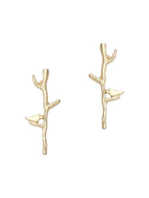 gold plated drop earrings - 12832562 - Very Small Image - 1