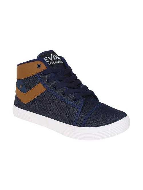 blue pvc lace up sneakers - 12834681 - Very Small Image - 1