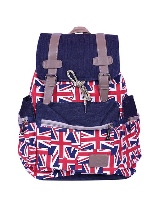 multi colored canvas fashion backpack - 12838672 - Very Small Image - 1