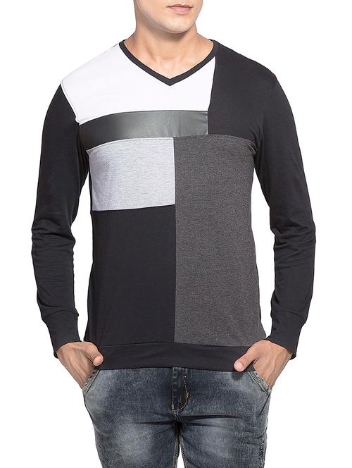 Monochrome cotton t-shirt - 12841771 - Very Small Image - 1