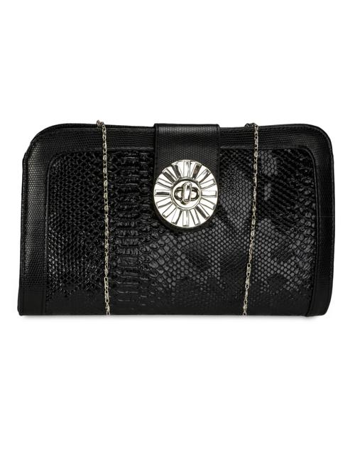black leatherette clutch - 1284541 - Very Small Image - 1