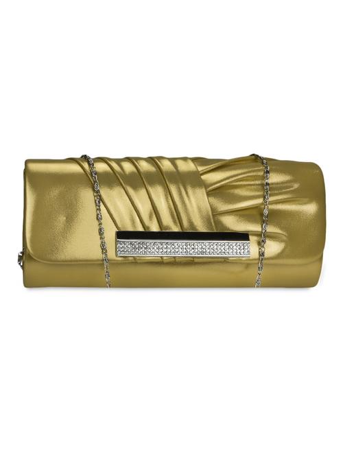 gold leatherette clutch - 1284554 - Very Small Image - 1