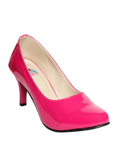 pink patent leather slip on pumps - 12845862 - Very Small Image - 1