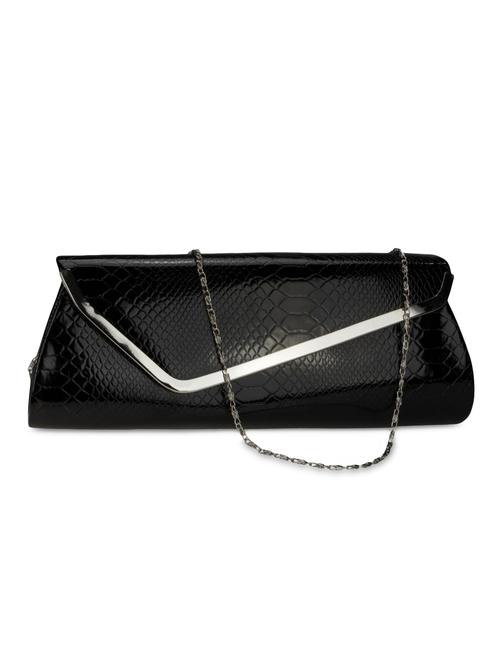 black leatherette clutch - 1284589 - Very Small Image - 1