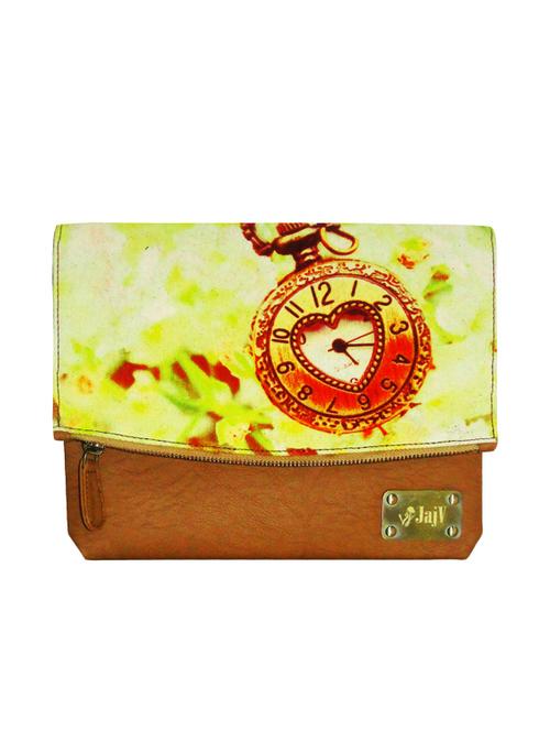 brown canvas clutch - 12846684 - Very Small Image - 1