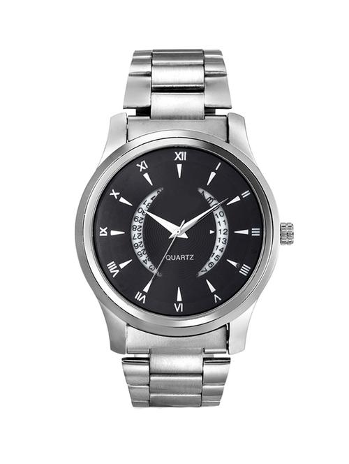 round dail stainless steel analog watch - 12846784 - Very Small Image - 1