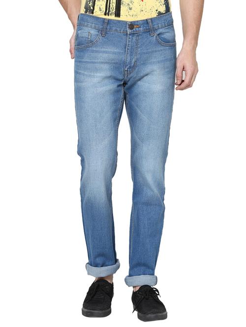 newport slim fit men blue jeans - 12848611 - Very Small Image - 1