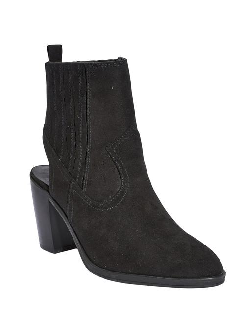 black leatherette ankle boots - 12848934 - Very Small Image - 1