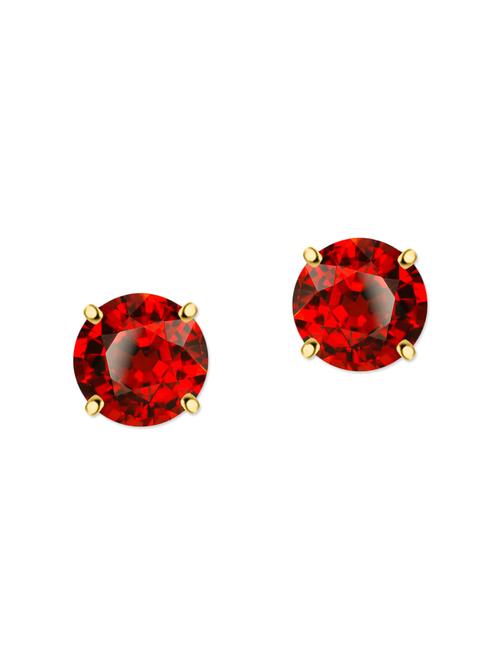 red silver studs earring - 12849380 - Very Small Image - 1
