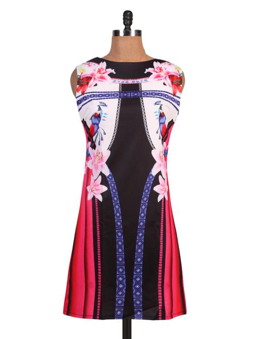 multicolored printed dress - 1285041 - Very Small Image - 1
