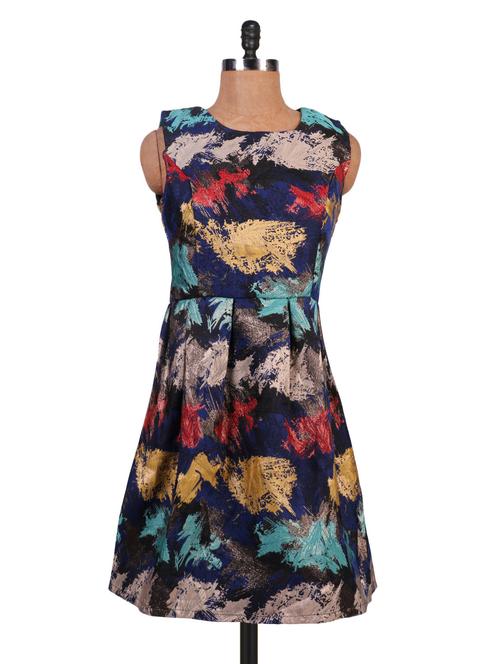 multicolored printed dress - 1285046 - Very Small Image - 1