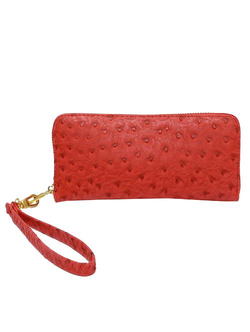 red leatherette clutch - 12852185 - Very Small Image - 1