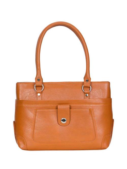 brown leather handbag - 12853324 - Very Small Image - 1