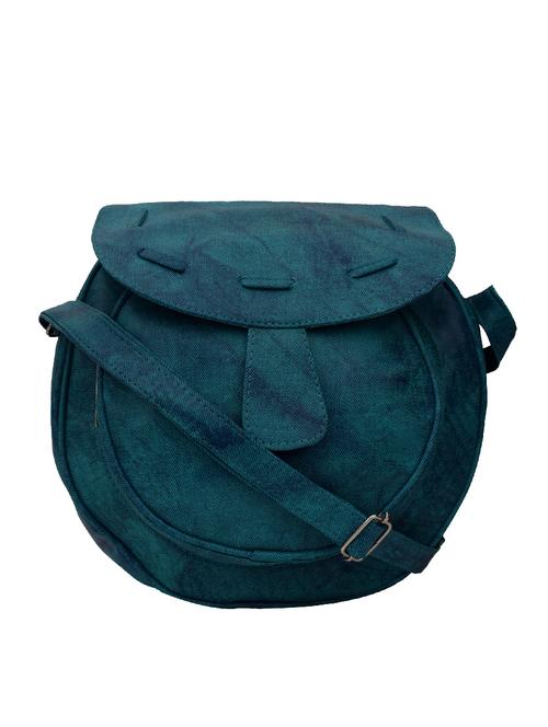 blue leatherette sling bag - 12865920 - Very Small Image - 1