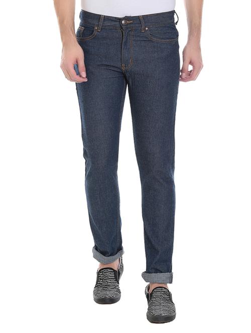 dark blue cotton regular jean - 12866659 - Very Small Image - 1