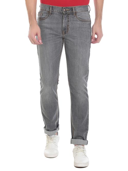 grey cotton regular jean - 12866687 - Very Small Image - 1
