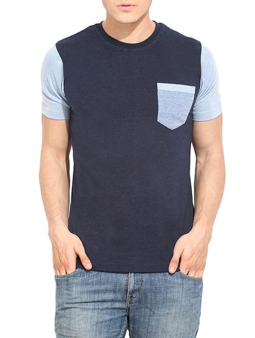 blue cotton tshirt - 12867927 - Very Small Image - 1
