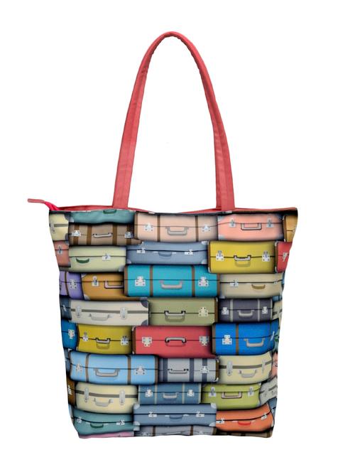 multi colored polyester handbag - 12873658 - Very Small Image - 1