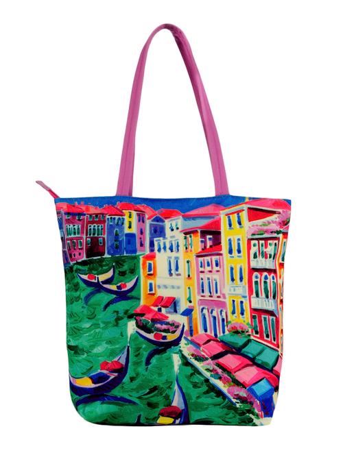 multi colored polyester handbag - 12873675 - Very Small Image - 1