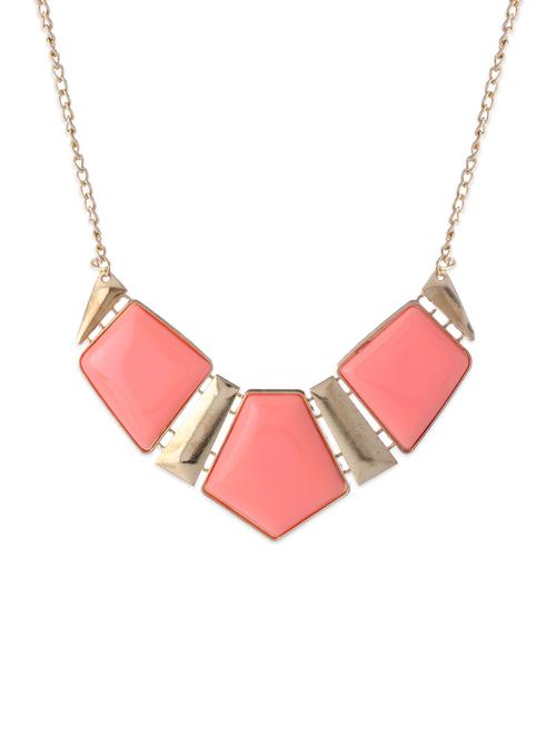 pink metal choker necklace - 12877988 - Very Small Image - 1