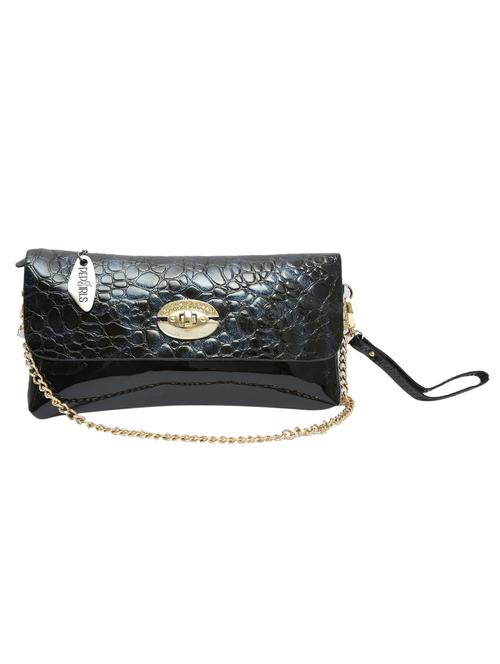 blue leatherette sling bag - 12878828 - Very Small Image - 1