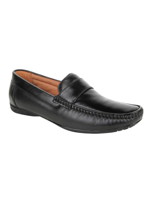 black leather slip on loafer - 12880271 - Very Small Image - 1