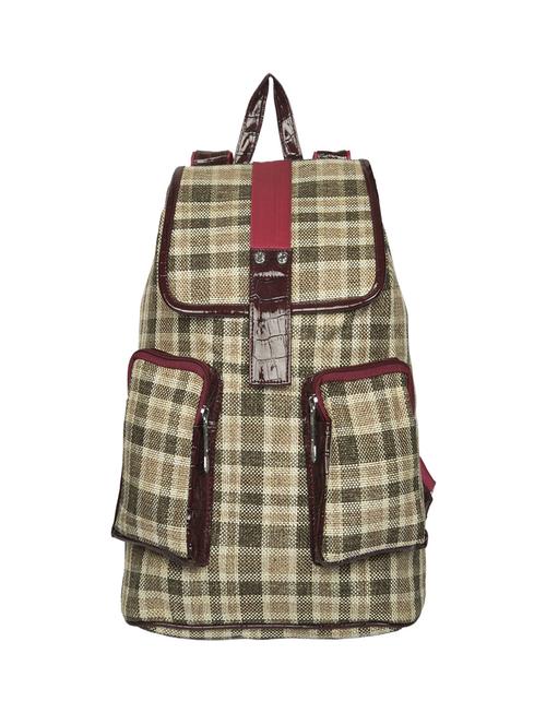 multi colored jute backpack - 12883631 - Very Small Image - 1