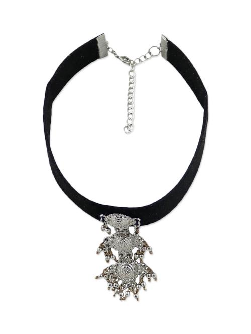 black metal choker necklace - 12883661 - Very Small Image - 1