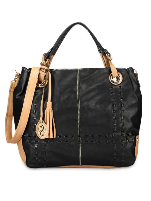 black leatherette handbag - 1288492 - Very Small Image - 1
