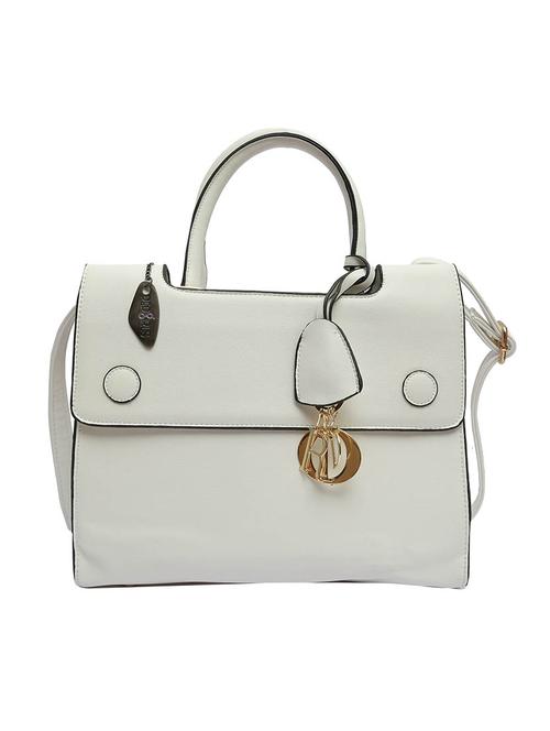 white leatherette handbag - 12885277 - Very Small Image - 1