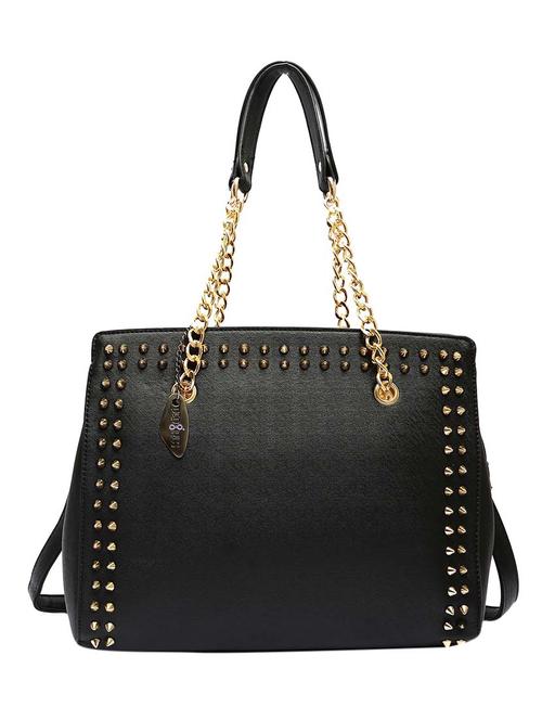 black leatherette handbag - 12885289 - Very Small Image - 1