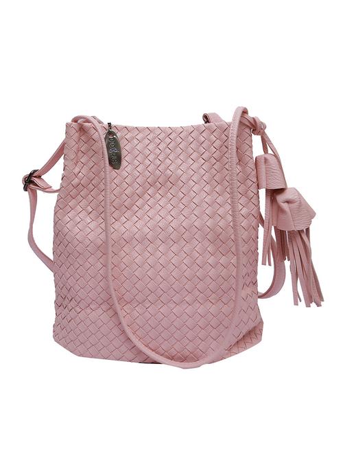 pink leatherette handbag - 12885301 - Very Small Image - 1