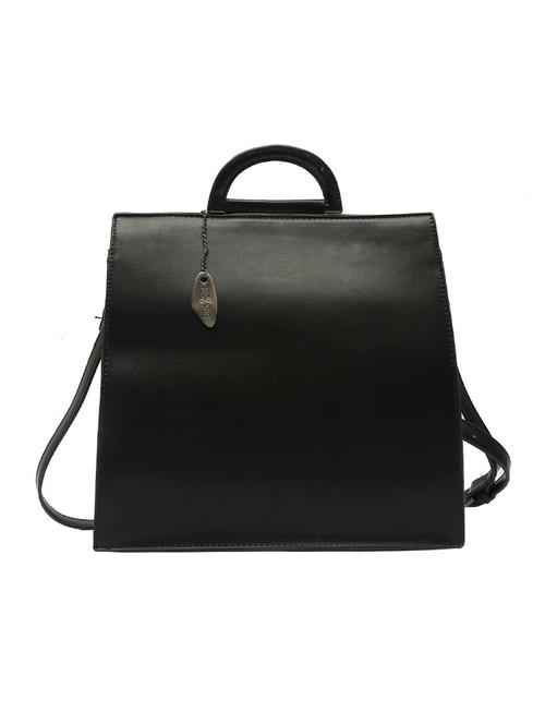 black leatherette handbag - 12885350 - Very Small Image - 1