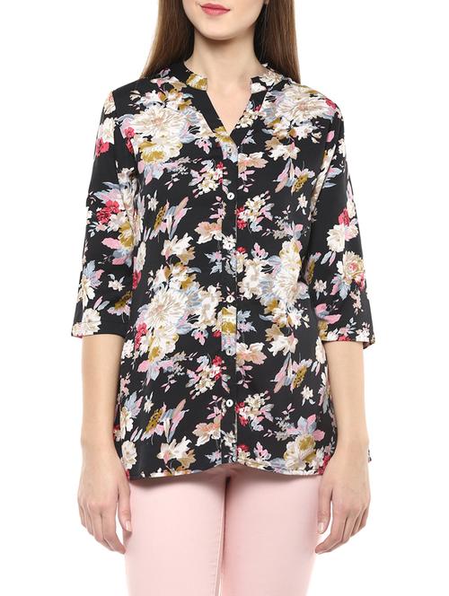 multi colored polyester regular shirt - 12891401 - Very Small Image - 1