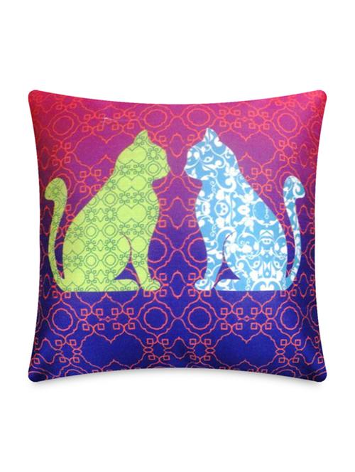 multicolored satin 3d printed cushion cover - 1289176 - Very Small Image - 1
