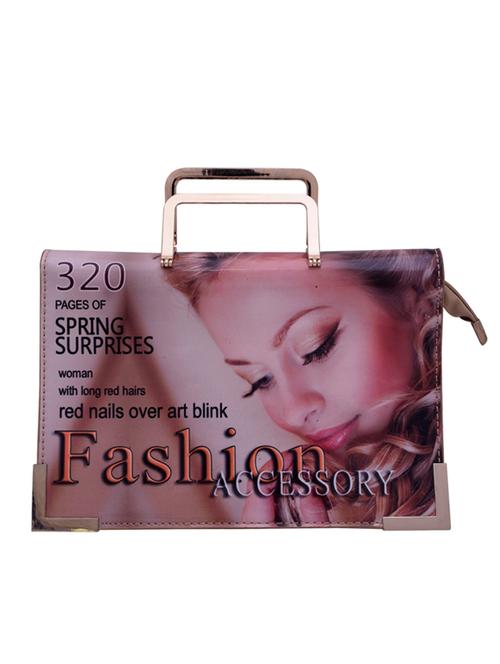 pink leather clutch - 12893014 - Very Small Image - 1