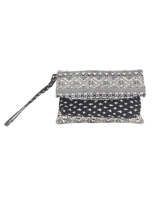 black cotton clutch - 12895144 - Very Small Image - 1